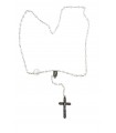 Crystal rosary, transparent, 6mm