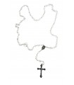Crystal rosary, transparent, 8mm