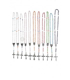 Terço Missanga cores sortidas 2mm