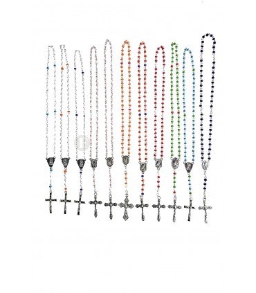 Terço Missanga cores sortidas 2mm