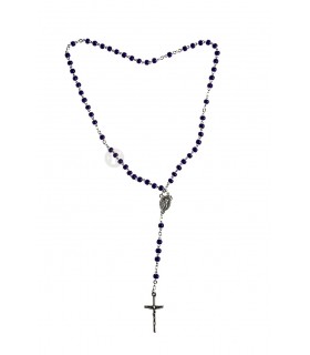 Terço Missanga lilas 4mm