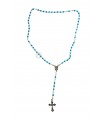 Blue rosary, 4,5mm