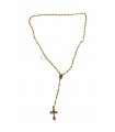 Golden rosary, 4,5mm