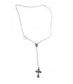 Pink rosary, 4,5mm