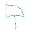 Blue rosary, 6mm
