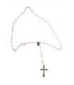 Pink rosary, 6mm