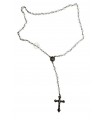 Transparent rosary, 6mm