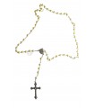 Imitation ivory rosary, 6mm