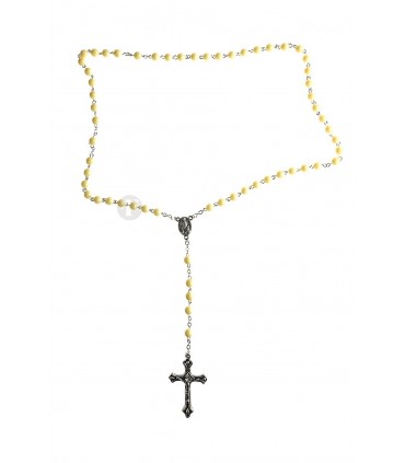 Terço imitação marfim 7mm