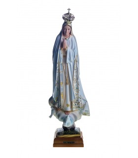 Nossa Senhora de Fátima pintura clássica 45 cm