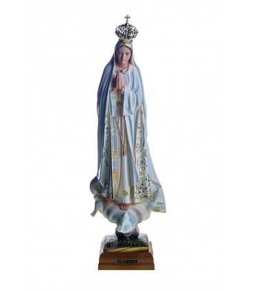 Nossa Senhora de Fátima pintura clássica 45 cm