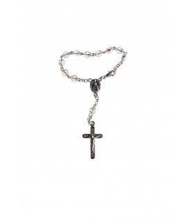 Crystal ten,  transparent with bright, 5mm