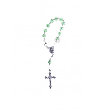 Dezena de Vidro, verde, 7mm