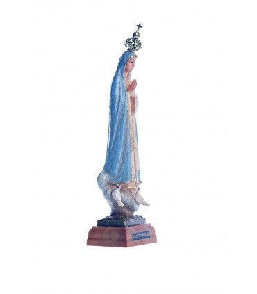 Our Lady of Fatima, granite painting, 12 cm