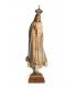 Nossa Senhora de Fátima pintura granitada 36 cm