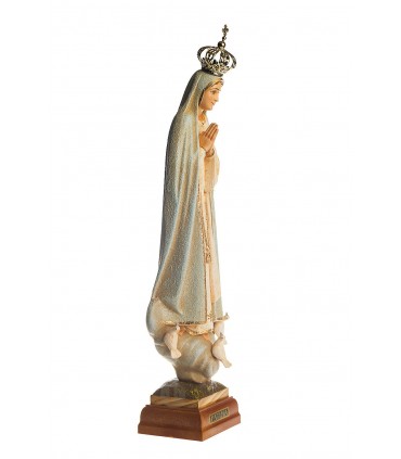 Nossa Senhora de Fátima, pintura granitada, 36 cm