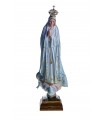 Nossa Senhora de Fátima, pintura clássica, olhos cristal, 45 cm