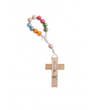 Dezena de Madeira missionária cordel 7mm