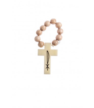 Dezena de Madeira simples cordel 7mm