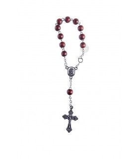 Dezena de Madeira castanho escuro 7mm