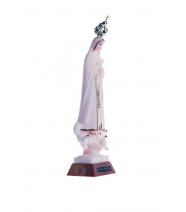Our Lady of Fatima, ivory with stripe, 12 cm