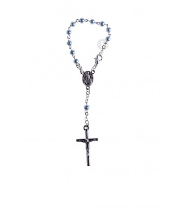 Dezena Pérola azul 4mm