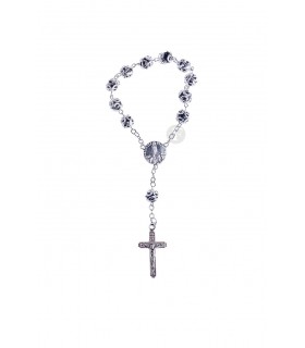 Dezena de Plástico preta com guarnição 7mm