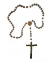 Cork oak wood rosary, 30/25mm