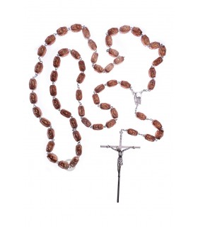 Terço de Plástico castanho 30/17mm