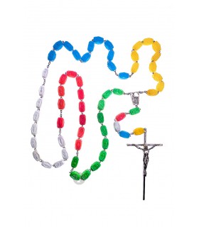 Terço de Plástico missionário 30/17mm