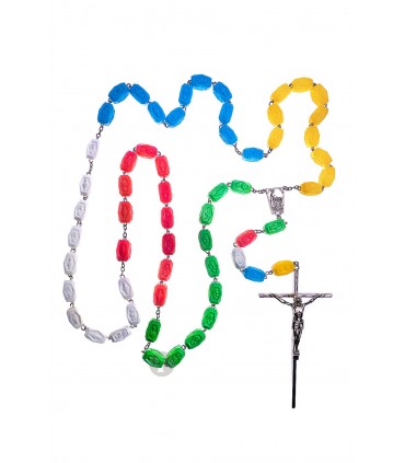 Terço de Plástico missionário 30/17mm