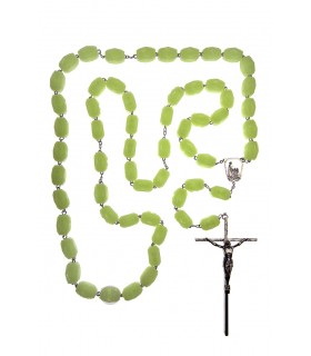 Terço de Plástico luminoso oval 32/19mm