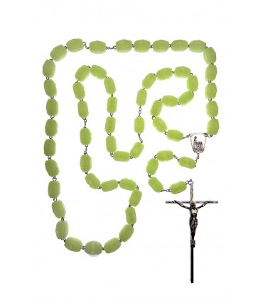 Terço de Plástico luminoso oval 32/19mm