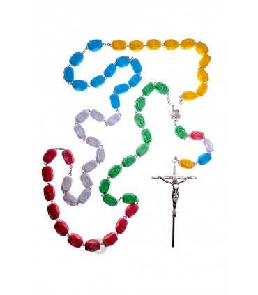 Terço de Plástico missionário 32/19mm