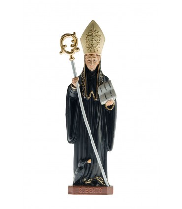 São Bento pintura clássica 16 cm