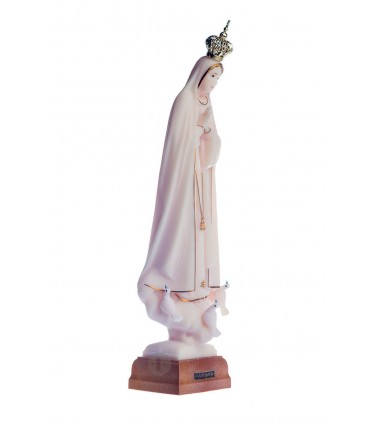 Nossa Senhora de Fátima, marfim com galão, 28 cm