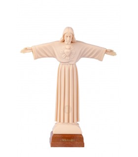 Cristo Rei cor creme 20 cm