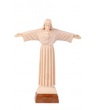 Cristo Rei cor creme 20 cm