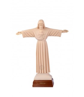 Cristo Rei cor creme 27 cm