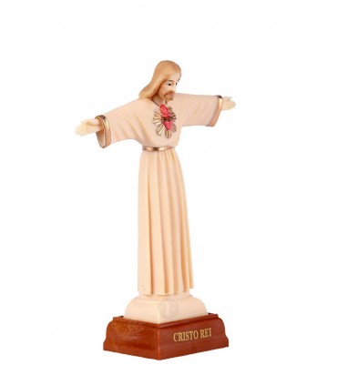 Christ the King, cream color, with golden braid, 13cm