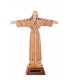 Cristo Rei pintura madeira 13 cm