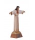 Cristo Rei, pintura granitada, 20 cm