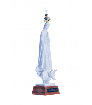 Nossa Senhora de Fátima, branca, 9 cm