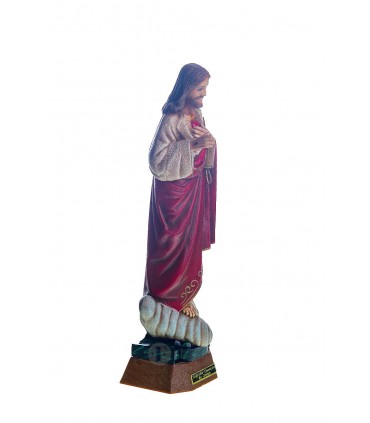 Sacred Heart of Jesus, granite painting, 30cm
