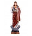 Sagrado Coração de Jesus, pintura rachada, 60 cm