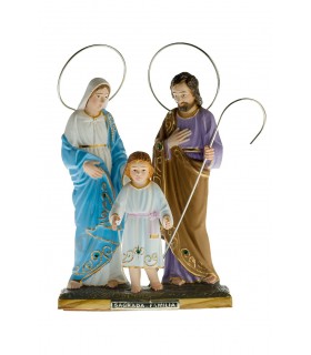 Sagrada Família pintura clássica 12 cm