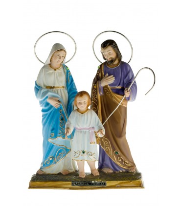 Sagrada Família pintura clássica 15 cm