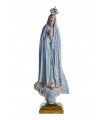 Nossa Senhora de Fátima, pintura clássica, olhos cristal, 55 cm