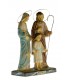Holy Family, aged painting, 12cm