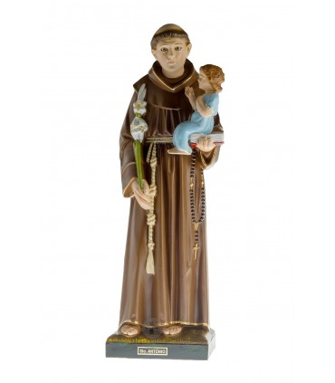 Santo António pintura clássica 33 cm